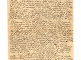 une vieille lettre écrite en cursive sur un bout de papier