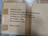a cardboard box that has some type of chicken in it