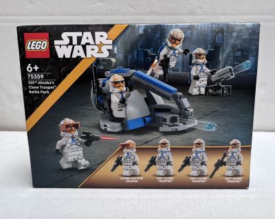 a box with a lego star wars set on it