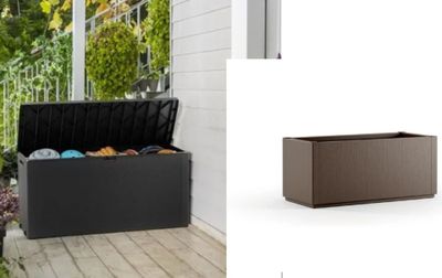 Lot de 2 articles composé de : 1 Coffre de rangement KETER e…
