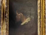 a painting of a man with a beard in a gold frame