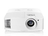 une image représentant un projecteur blanc posé sur une surface blanche