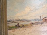 a picture of a painting on the wall of a room