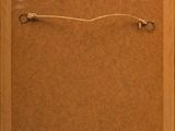 an image of a painting of a cat with a rope on it ' s back