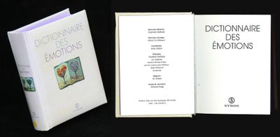Dictionnaire des émotions, Ed Syros 1993, 1 vol in24 rel ed