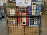 a cart that has a lot of boxes in it
