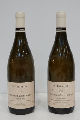 2 BOUTEILLES Chevalier-Montrachet, Grand Cru, En Truffière, …
