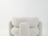 an image of a chair made out of sheep ' s wool
