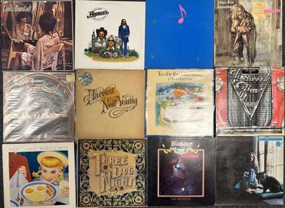Folk/Rock. Lot de 28 disques vinyles 33T dont : Neil Young, … - Photo 1
