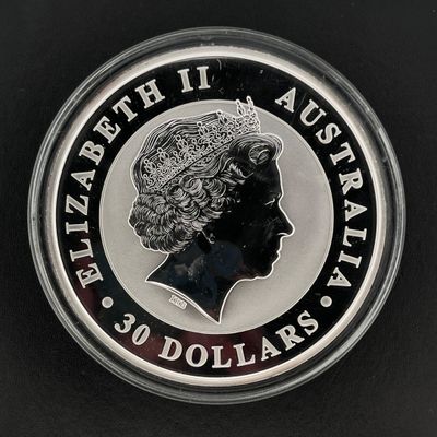 une image représentant une pièce d'argent à l'effigie de la reine Élisabeth II