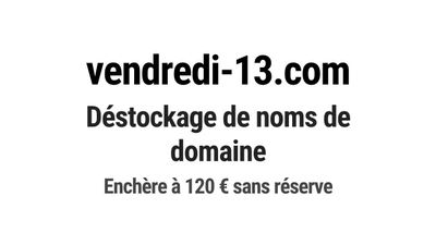 Nom de domaine vendredi-13.com.