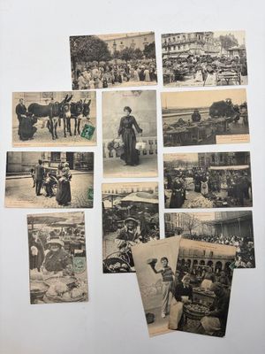 TOULOUSE. Réunion de 12 cartes postales anciennes types toul…