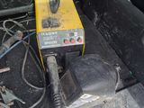 a car that has a power supply in the back of it