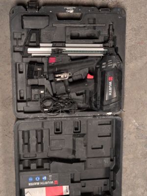 a black case with tools inside of it on the floor