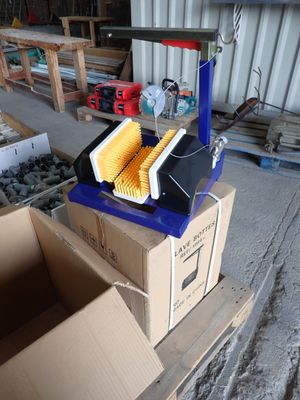 a box that has a bunch of boxes on top of it