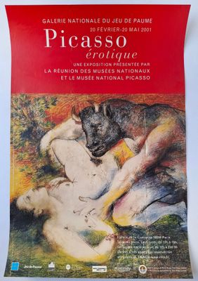 l'affiche de l'exposition consacrée à Picasso au Musée national Picasso