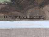 an image of a close up of a painting on a canvas