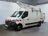 a white van with a red and white stripe on the side