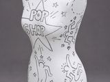 an image of a mannequin with a drawing on it