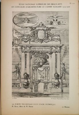 un vieux livre avec un dessin représentant une horloge sur la couverture