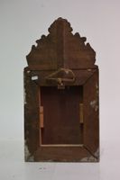 Petit miroir à parecloses en laiton repoussé (photo 2)
