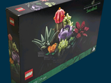 a box that has a bunch of flowers inside of it