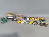 a lot of toy cars that are sitting on a table