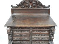 Médailler ou meuble de collectionneur de style Henri II en c… (photo 5)