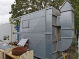 a large metal container with a metal door on the back of it