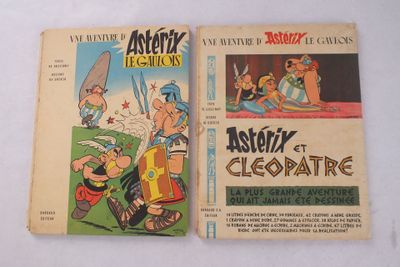 Lot de 2 bandes dessinées vintage : « Astérix et Cléopâtre », « Les Aventures d’Astérix » et « Astérix »