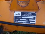 a sign on the back of a tractor that says sa koba
