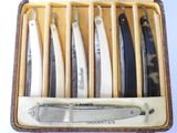 five different types of shavings in a case