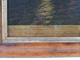 a picture of a picture of a pine tree in a picture frame