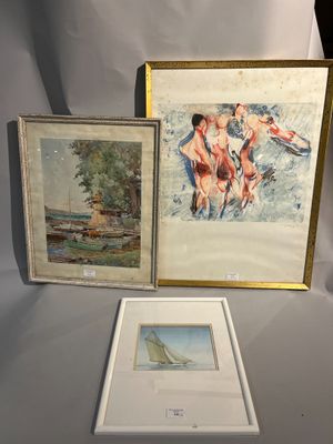 deux tableaux encadrés représentant des chevaux et un homme à cheval