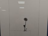 a picture of a toilet in a bathroom with a drawing on the wall