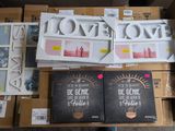 a box full of books that are sitting on a table