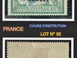 four different types of postage stamps on a black background