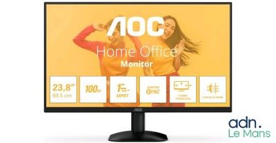 Écran d'ordinateur pour le télétravail aoo