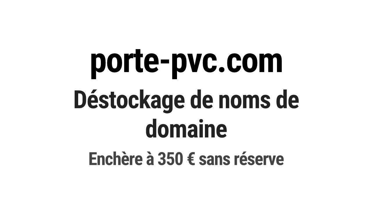 Destockage & Invendus