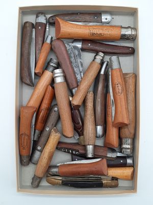 many different types of woodworking tools in a box