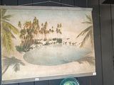 une photo d'un tableau accroché au mur