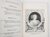a book with a picture of a woman in a chair