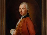 portrait of a gentleman in a red coat