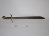 an image of a knife that is on display
