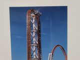 a picture of a roller coaster in a picture frame