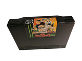 a video game on the back of a black case