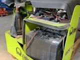 an image of a forklift with a battery in the back of it