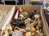 a box full of assorted items sitting on a table