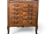 an image of a chest of drawers on a white background