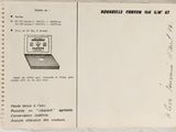 an old envelope with a picture of a laptop on it
